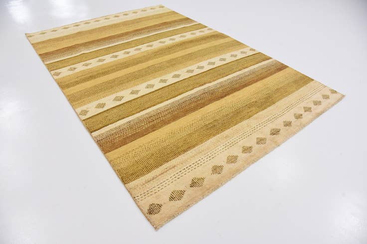 Detail image of 5' 6 x 8' 2 Hand Knotted Modern Ziegler Rug