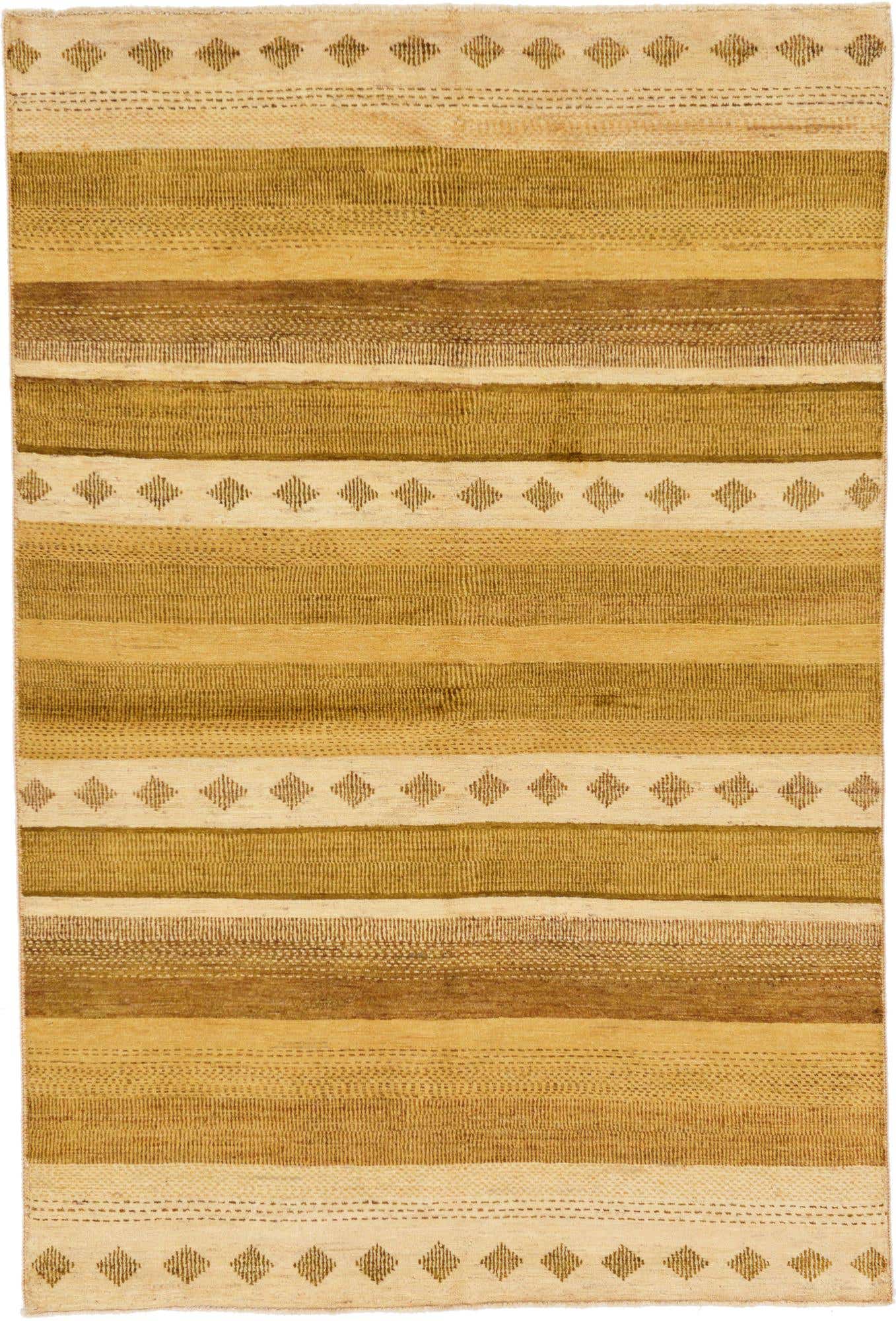 5' 6 x 8' 2 Hand Knotted Modern Ziegler Rug