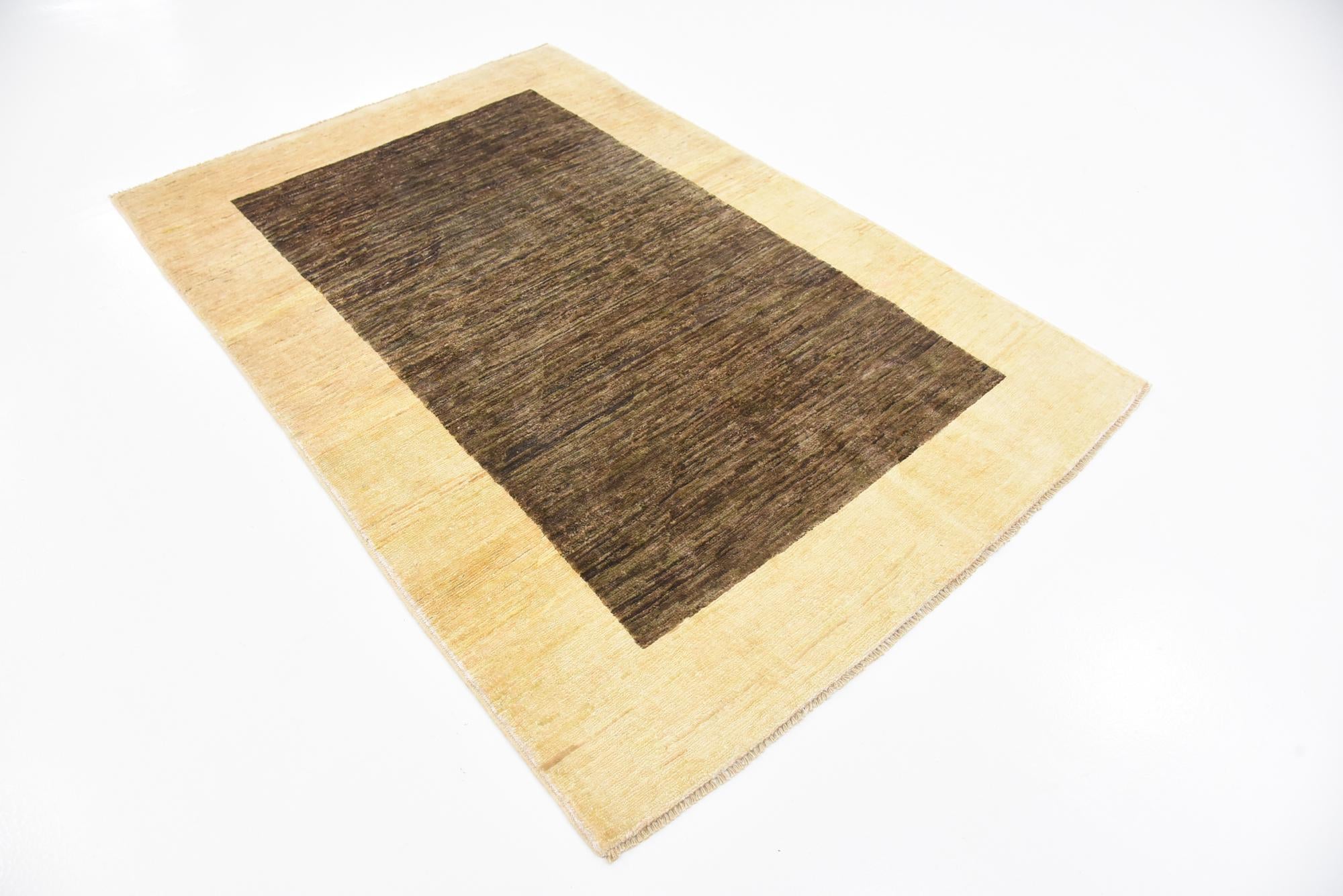 4' x 5' 8 Hand Knotted Modern Ziegler Rug