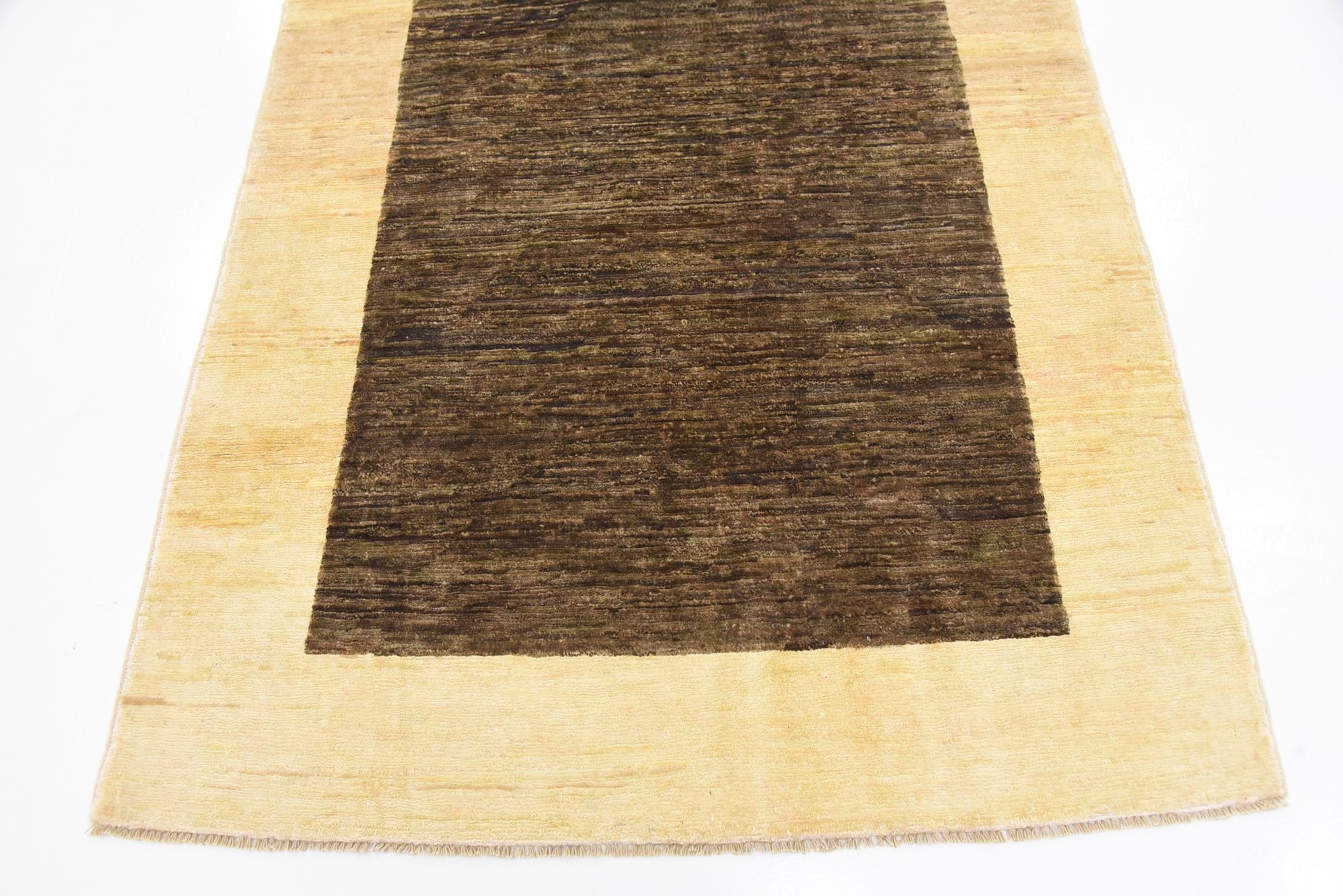 4' x 5' 8 Hand Knotted Modern Ziegler Rug