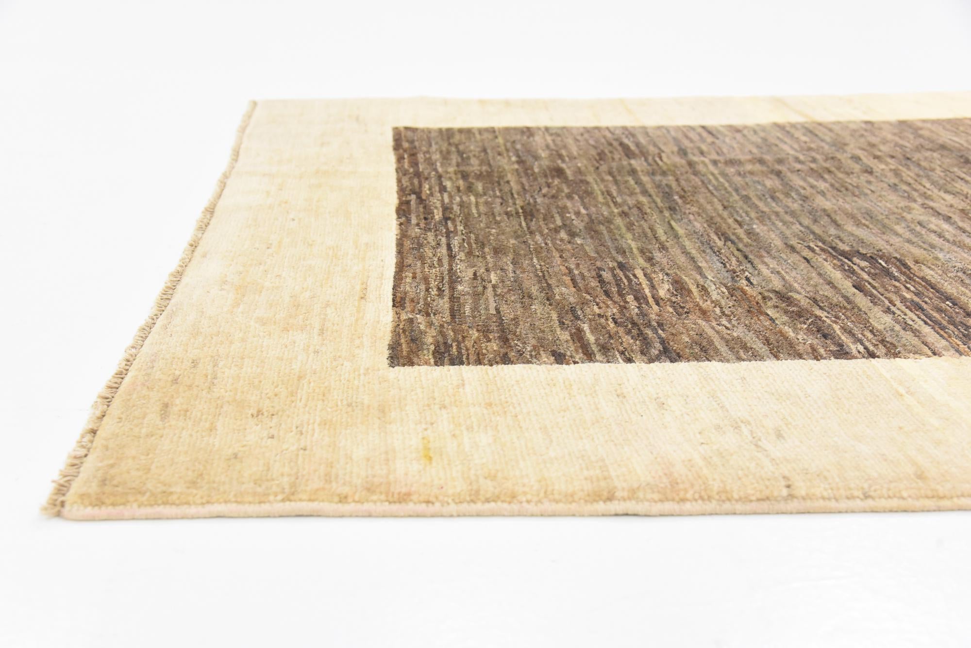 4' x 5' 8 Hand Knotted Modern Ziegler Rug