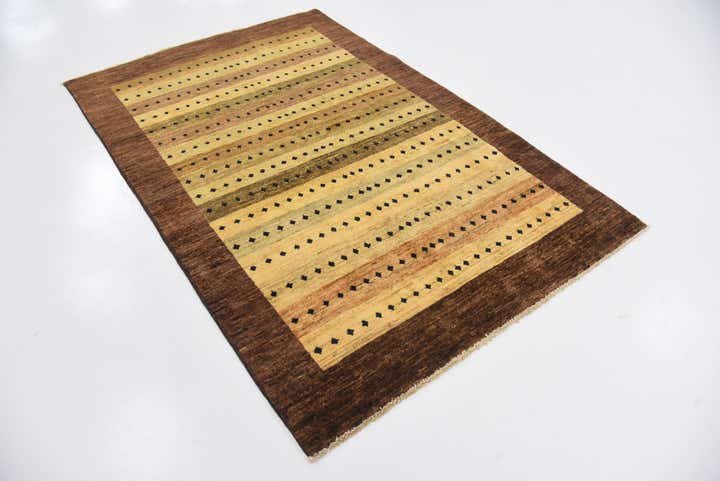 4' x 6' 2 Hand Knotted Modern Ziegler Rug
