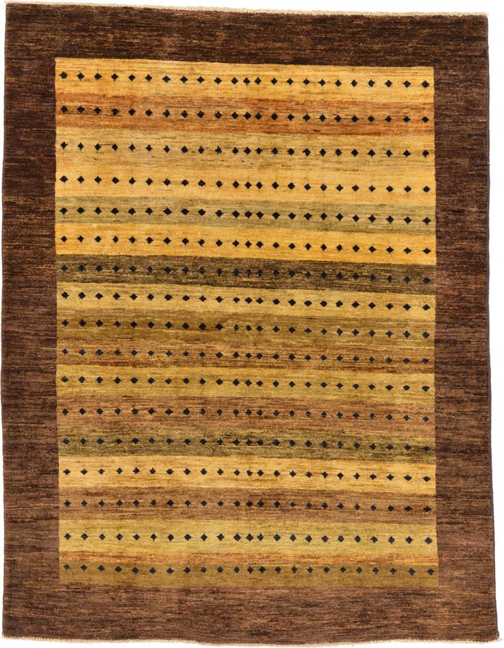 Detail image of 4' x 6' 2 Hand Knotted Modern Ziegler Rug