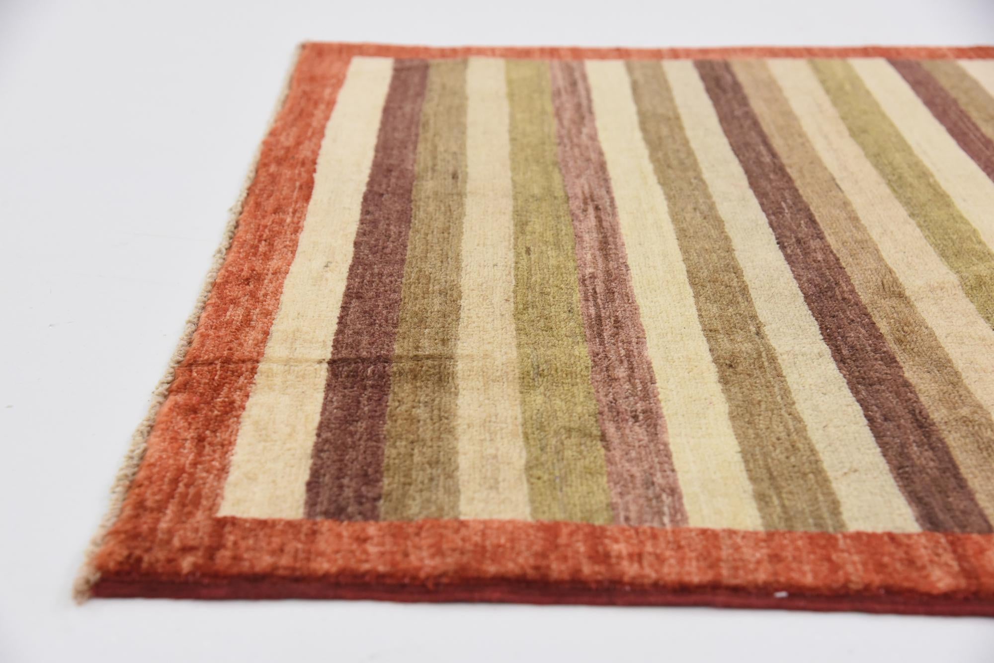 3' 4 x 6' 3 Hand Knotted Modern Ziegler Rug