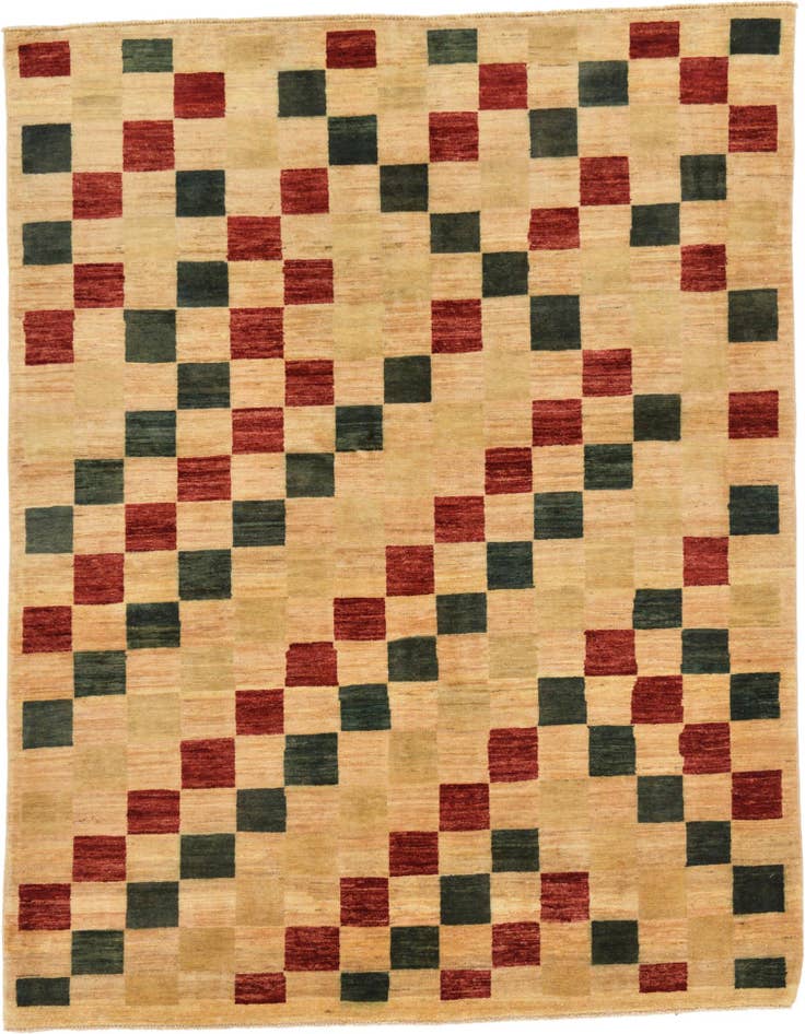Detail image of 5' x 6' 7 Hand Knotted Modern Ziegler Rug