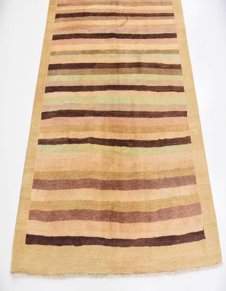 Detail image of 4' 7 x 6' 4  Hand Knotted Modern Ziegler Rug