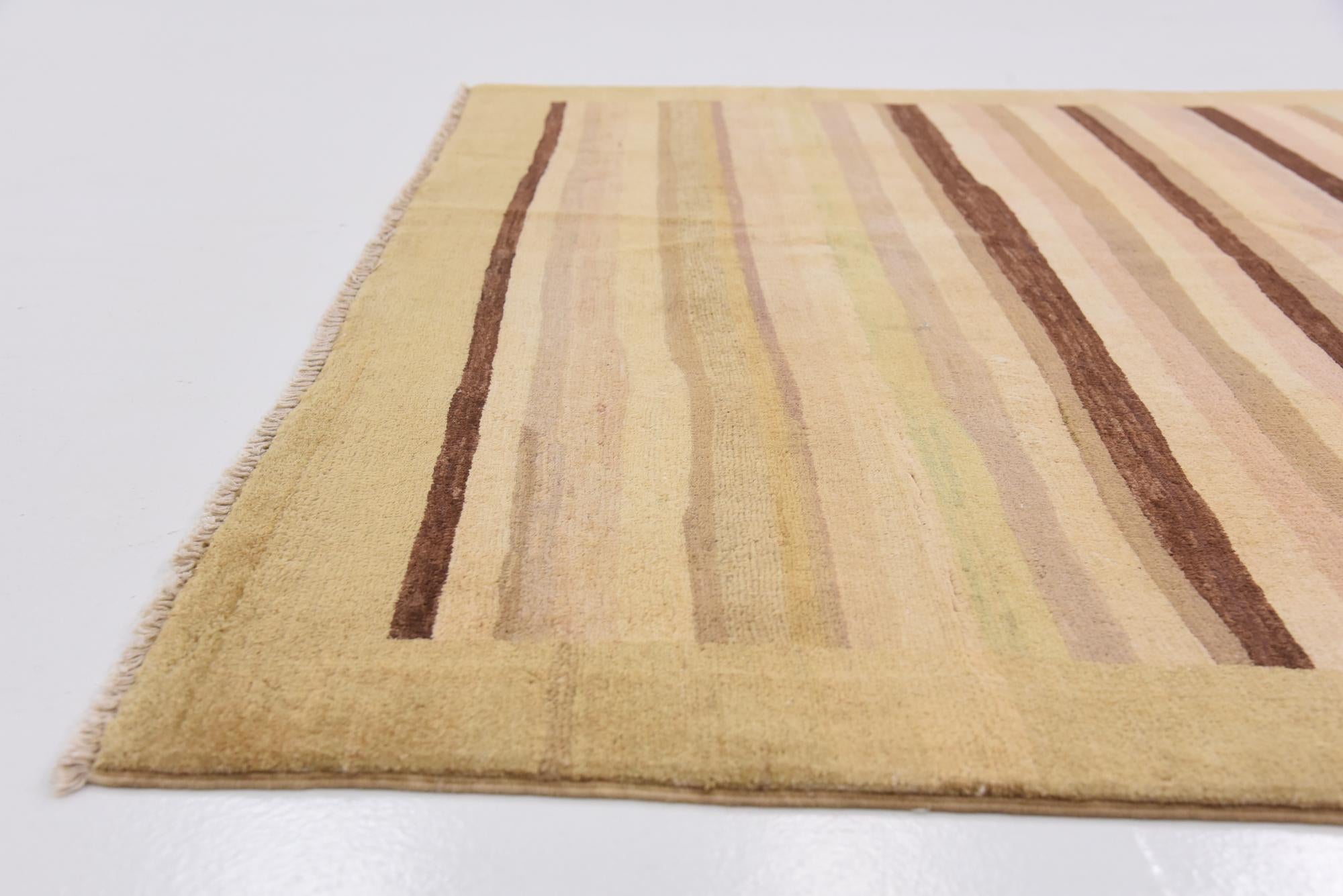 4' 7 x 6' 4 Hand Knotted Modern Ziegler Rug