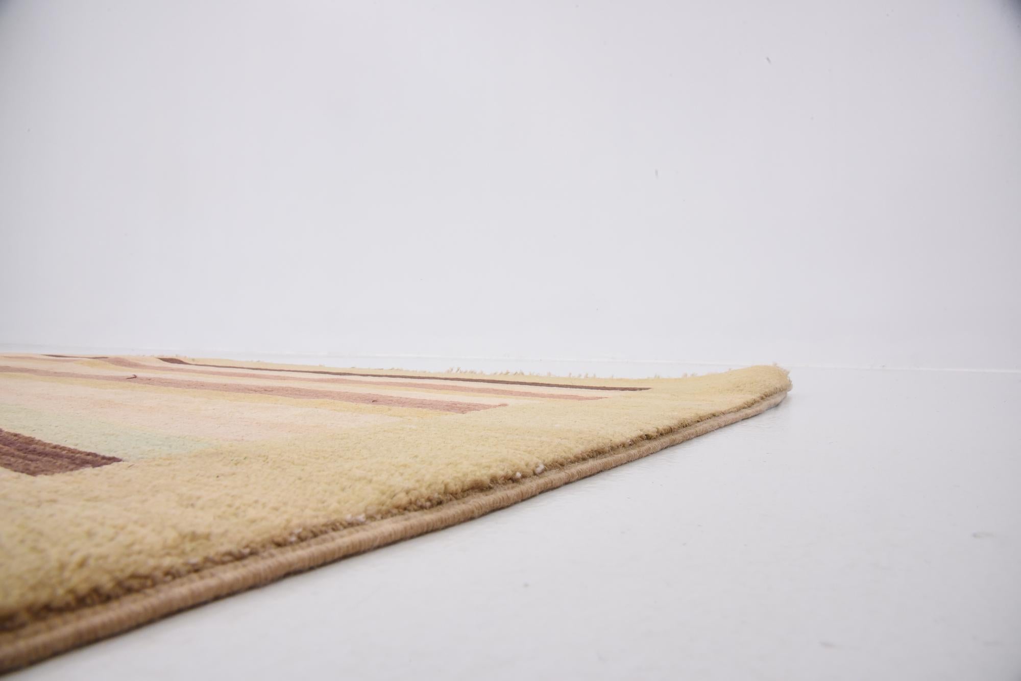 4' 7 x 6' 4 Hand Knotted Modern Ziegler Rug