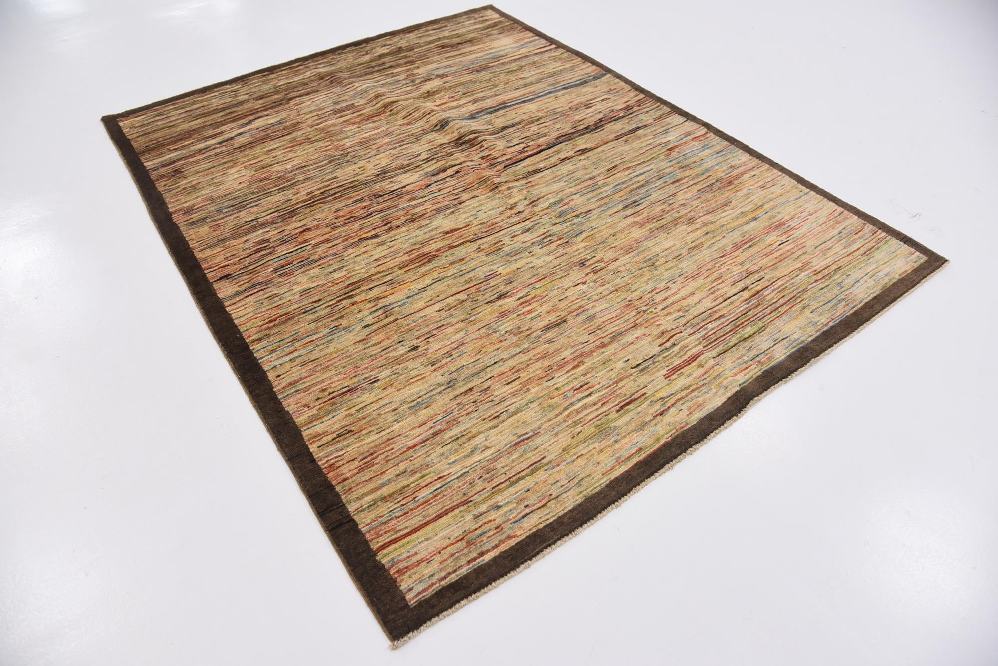 5' x 6' 6 Hand Knotted Modern Ziegler Rug
