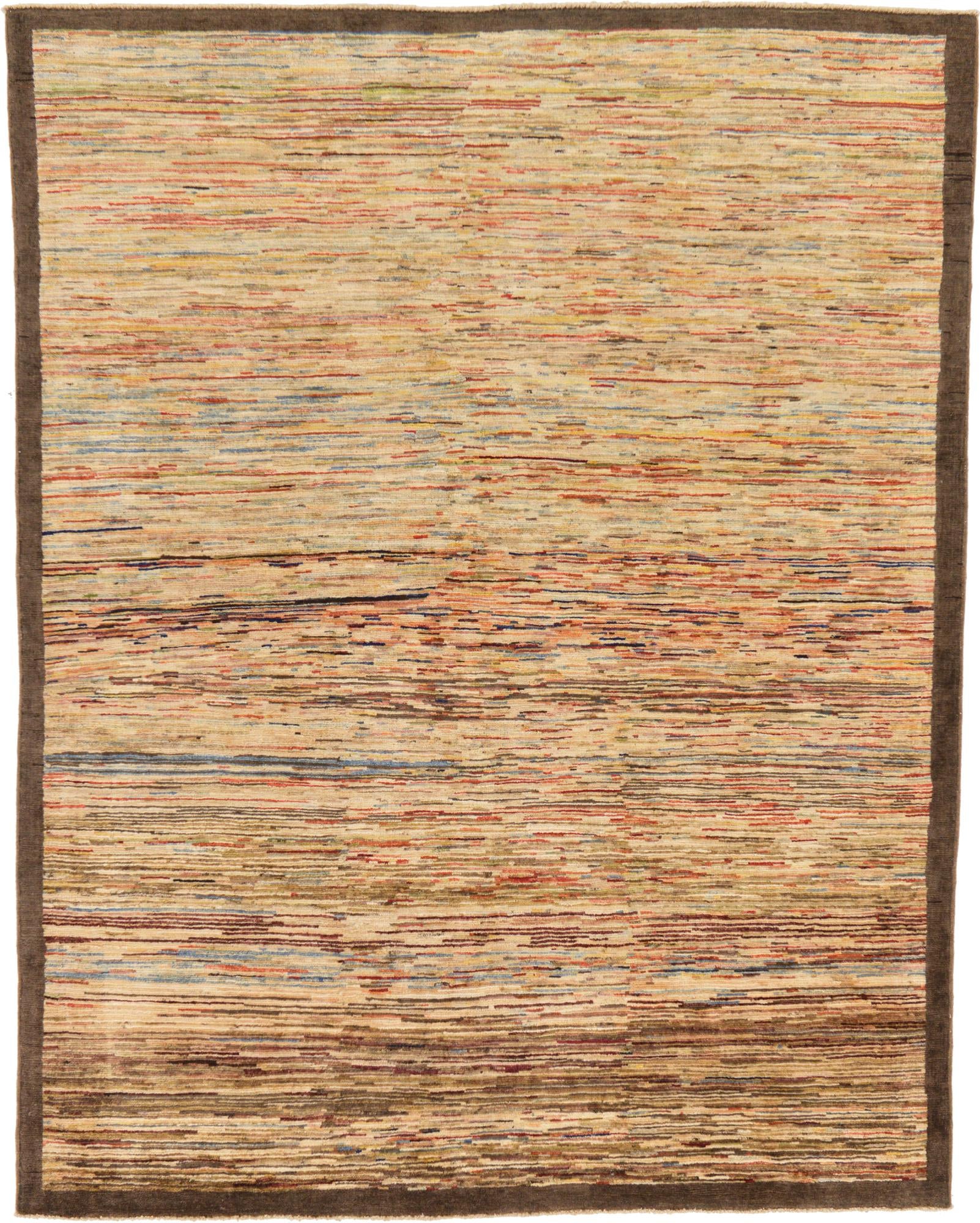 5' x 6' 6 Hand Knotted Modern Ziegler Rug