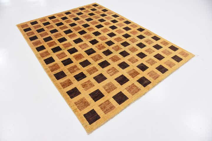 5' x 6' 5 Hand Knotted Modern Ziegler Rug