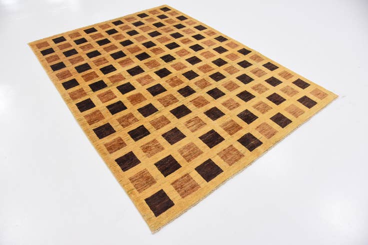 Detail image of 5' x 6' 5 Hand Knotted Modern Ziegler Rug