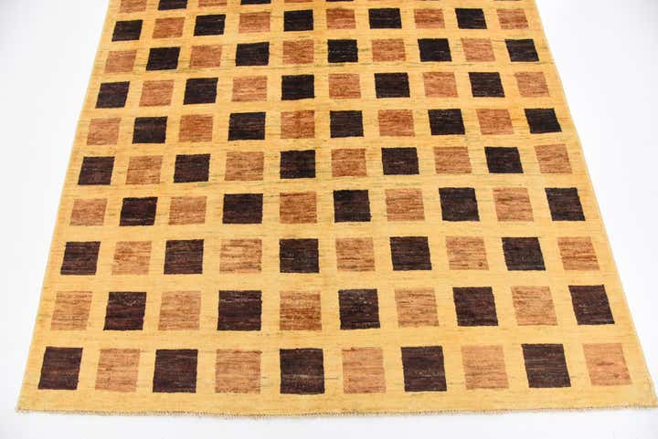 5' x 6' 5 Hand Knotted Modern Ziegler Rug