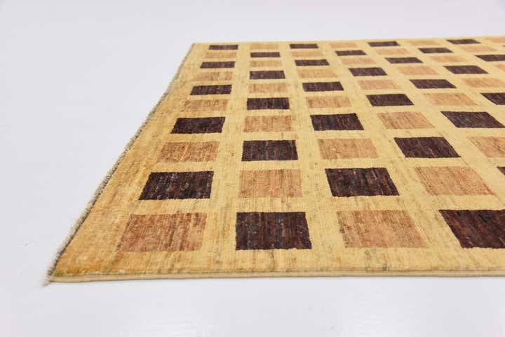 5' x 6' 5 Hand Knotted Modern Ziegler Rug