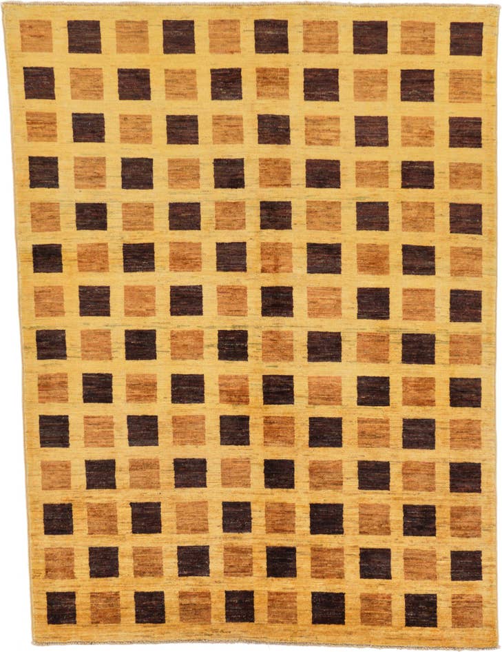 Detail image of 5' x 6' 5 Hand Knotted Modern Ziegler Rug