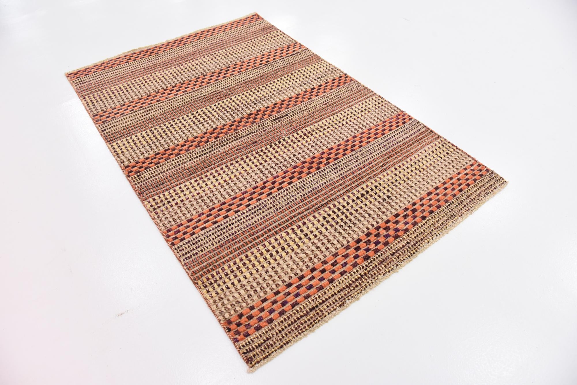 115cm x 185cm anudado a mano Modern Ziegler Alfombra