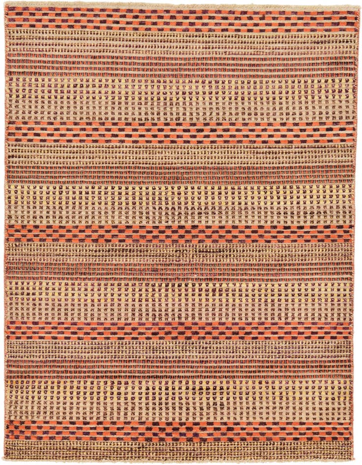 Detail image of 3' 10 x 6' Hand Knotted Modern Ziegler Rug