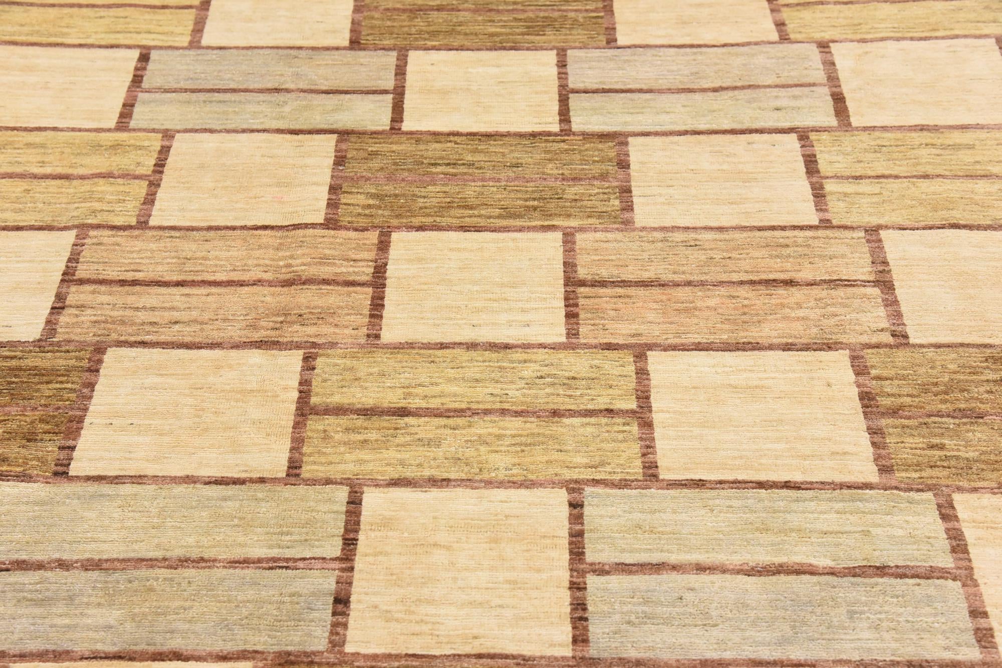 6' 7 x 8' 8 Hand Knotted Modern Ziegler Oriental Rug