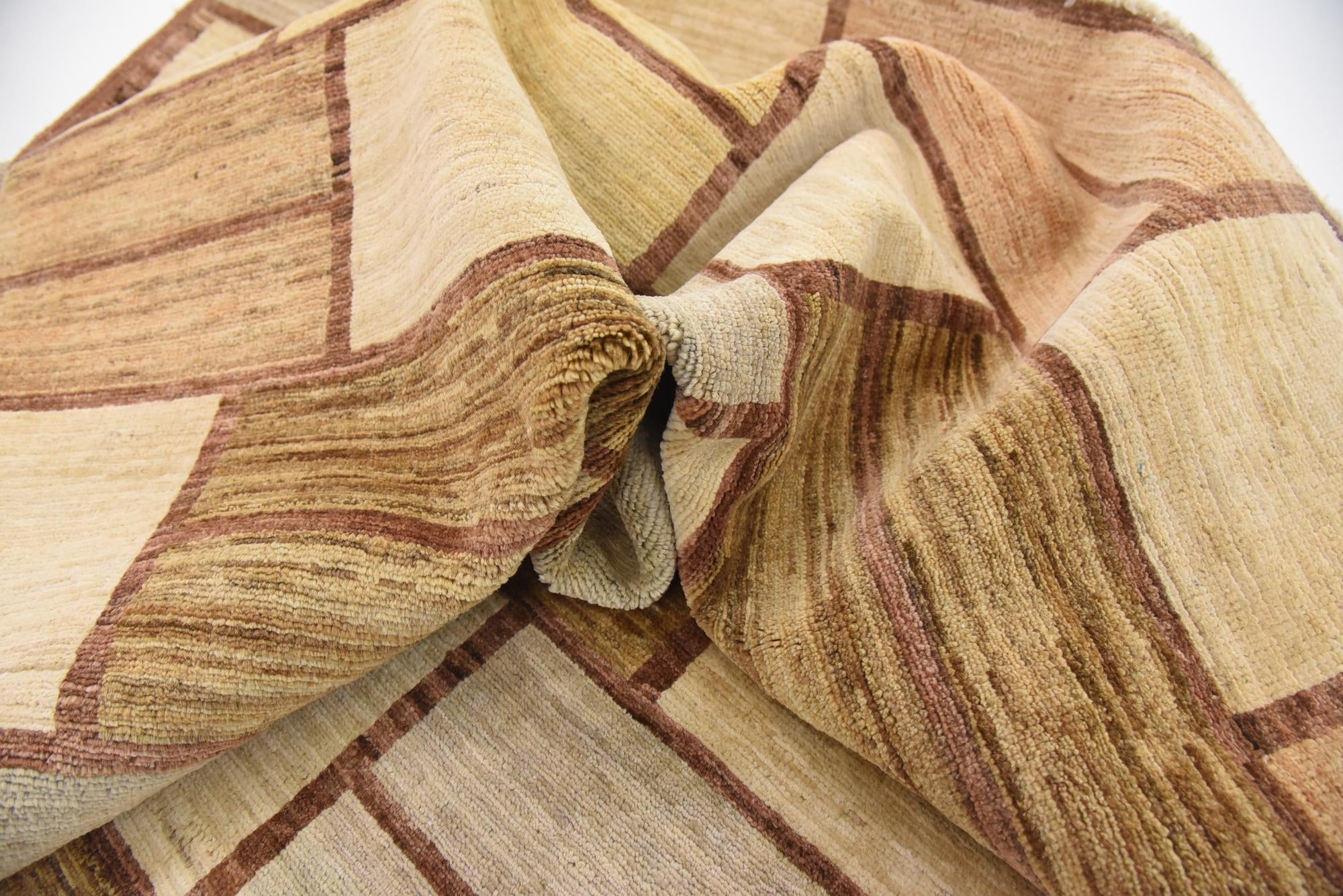 6' 7 x 8' 8 Hand Knotted Modern Ziegler Oriental Rug
