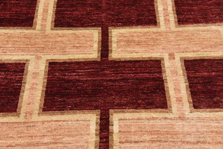 6' 8 x 9' 8 Hand Knotted Modern Ziegler Oriental Rug