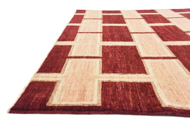 Detail image of 6' 8 x 9' 8 Hand Knotted Modern Ziegler Oriental Rug