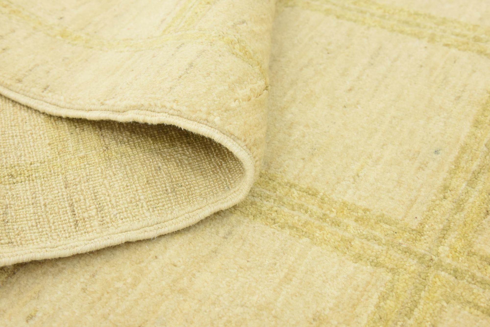 4' x 6' 4 Hand Knotted Modern Ziegler Rug