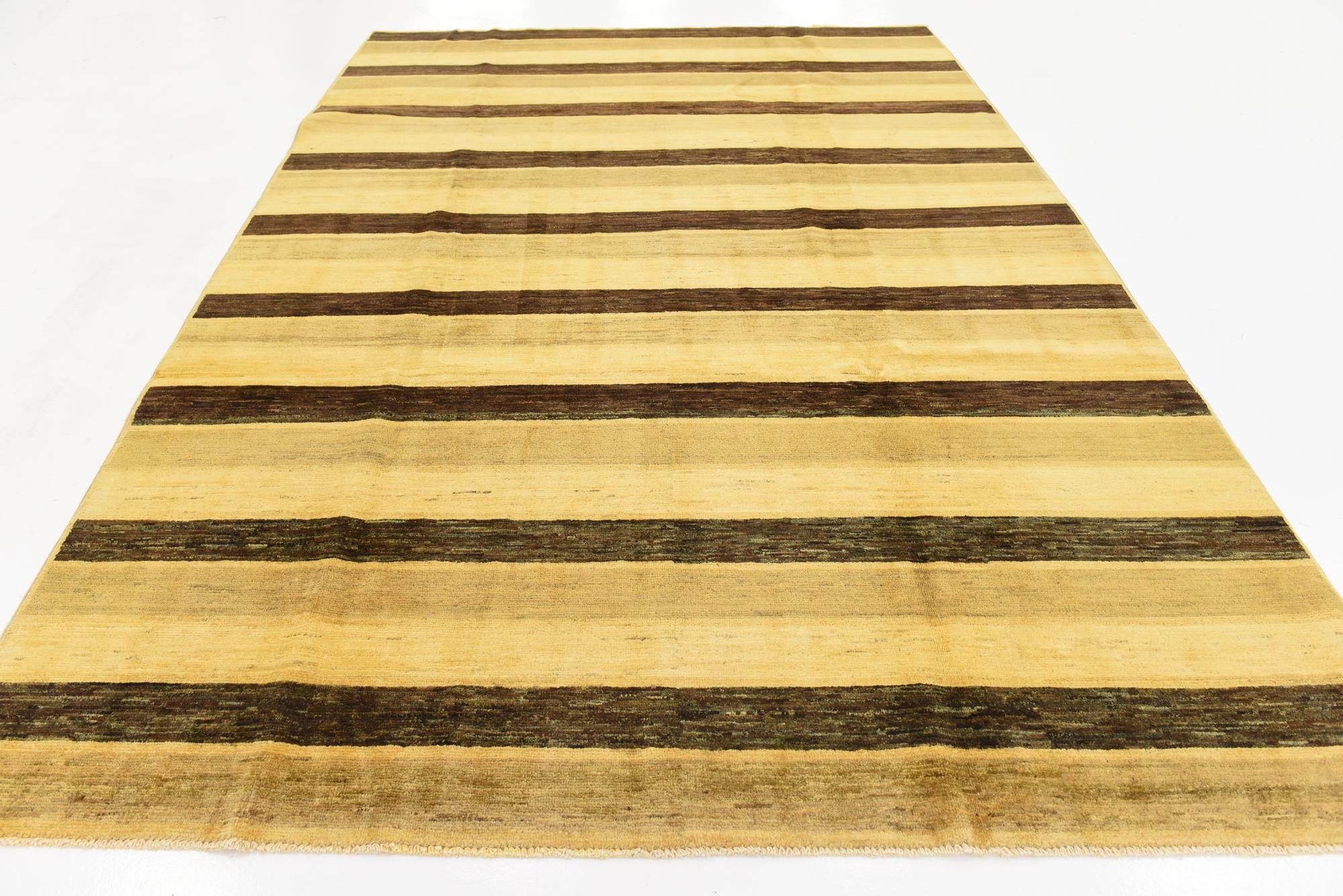 6' 9 x 9' 7 Hand Knotted Modern Ziegler Oriental Rug