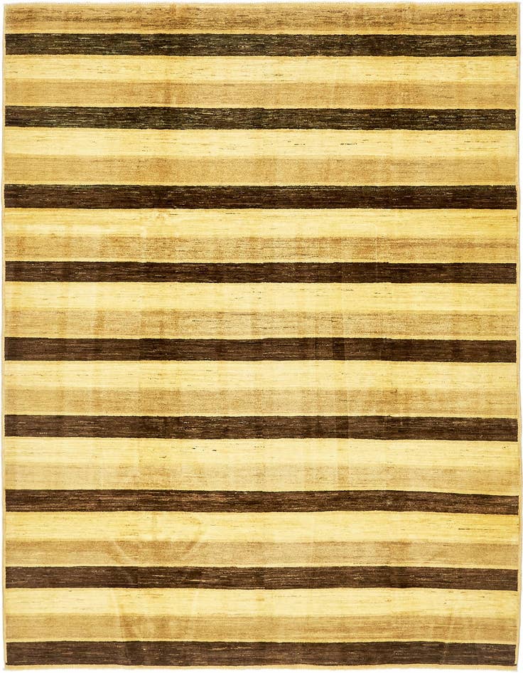 Detail image of 6' 9 x 9' 7 Hand Knotted Modern Ziegler Oriental Rug