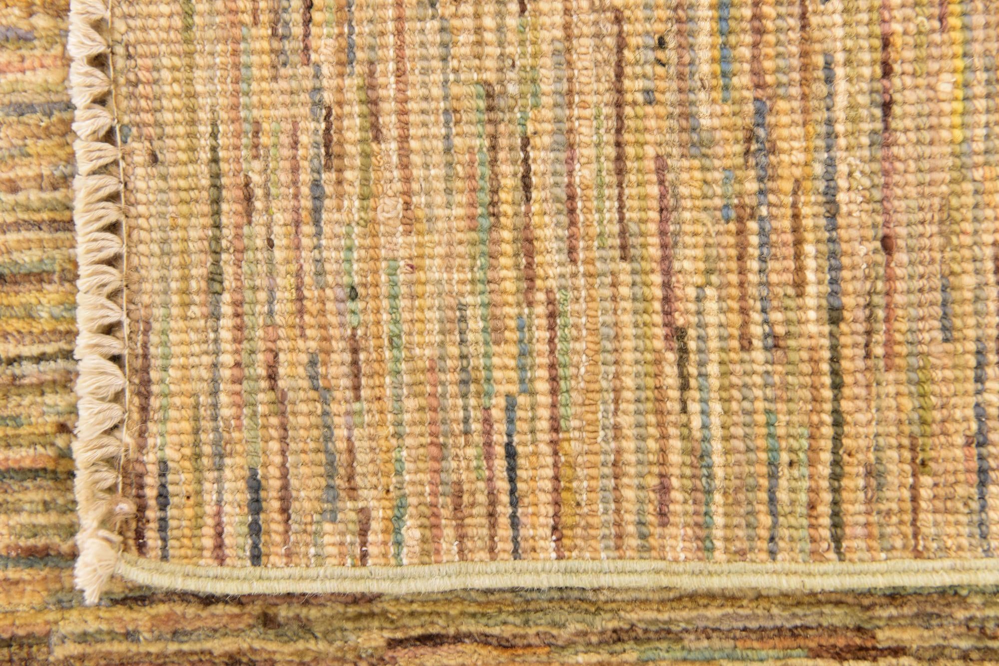 5' x 6' 6 Hand Knotted Modern Ziegler Oriental Rug