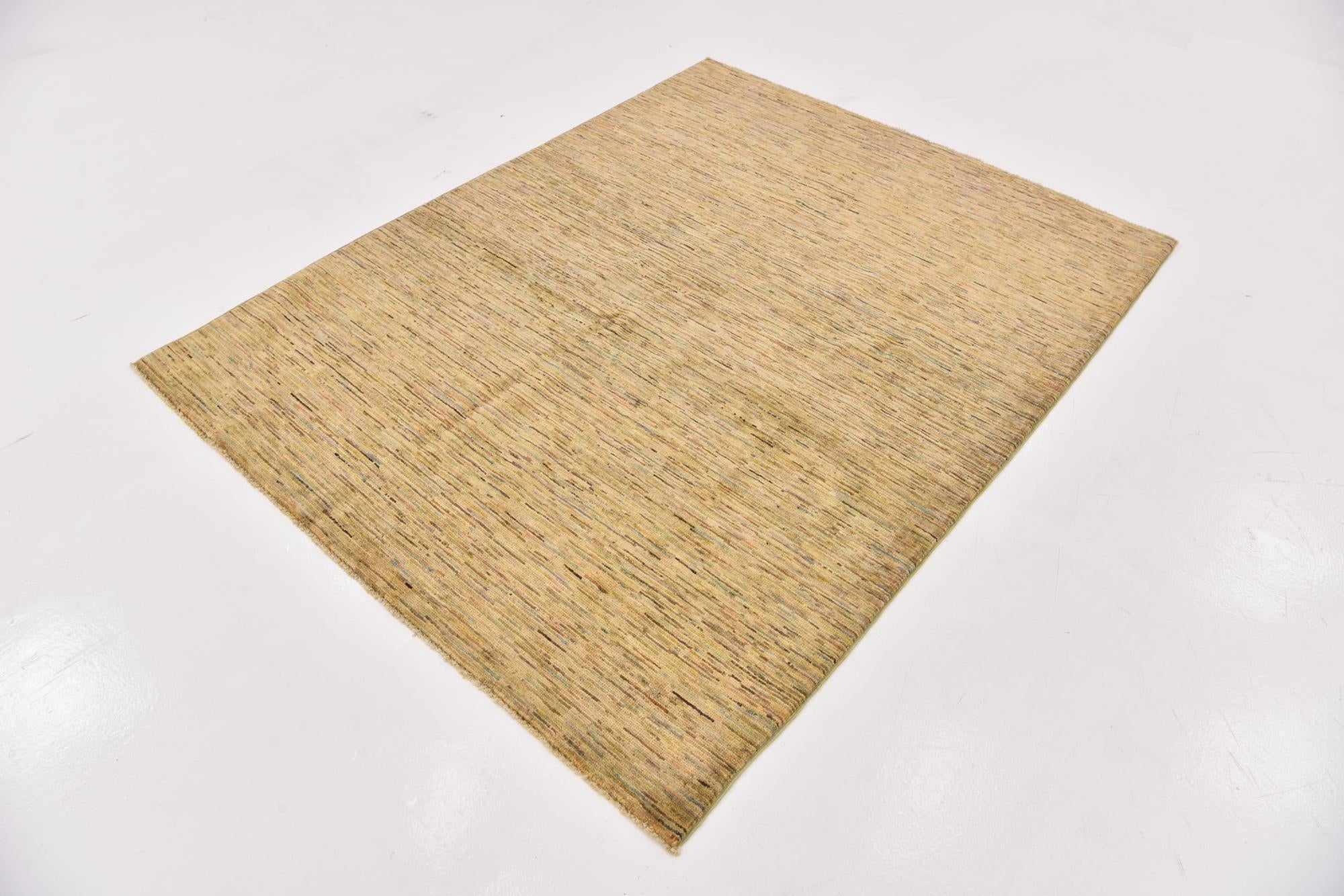 5' x 6' 6 Hand Knotted Modern Ziegler Oriental Rug