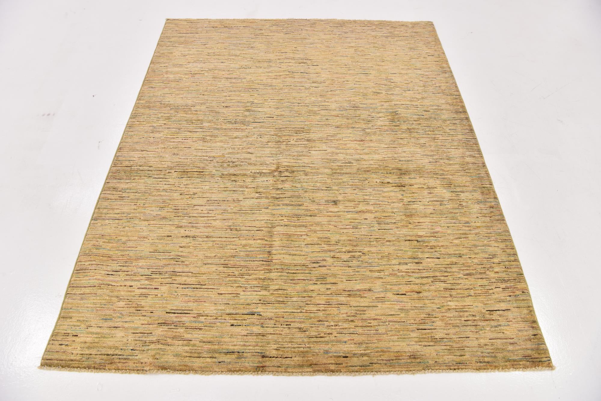 5' x 6' 6 Hand Knotted Modern Ziegler Oriental Rug