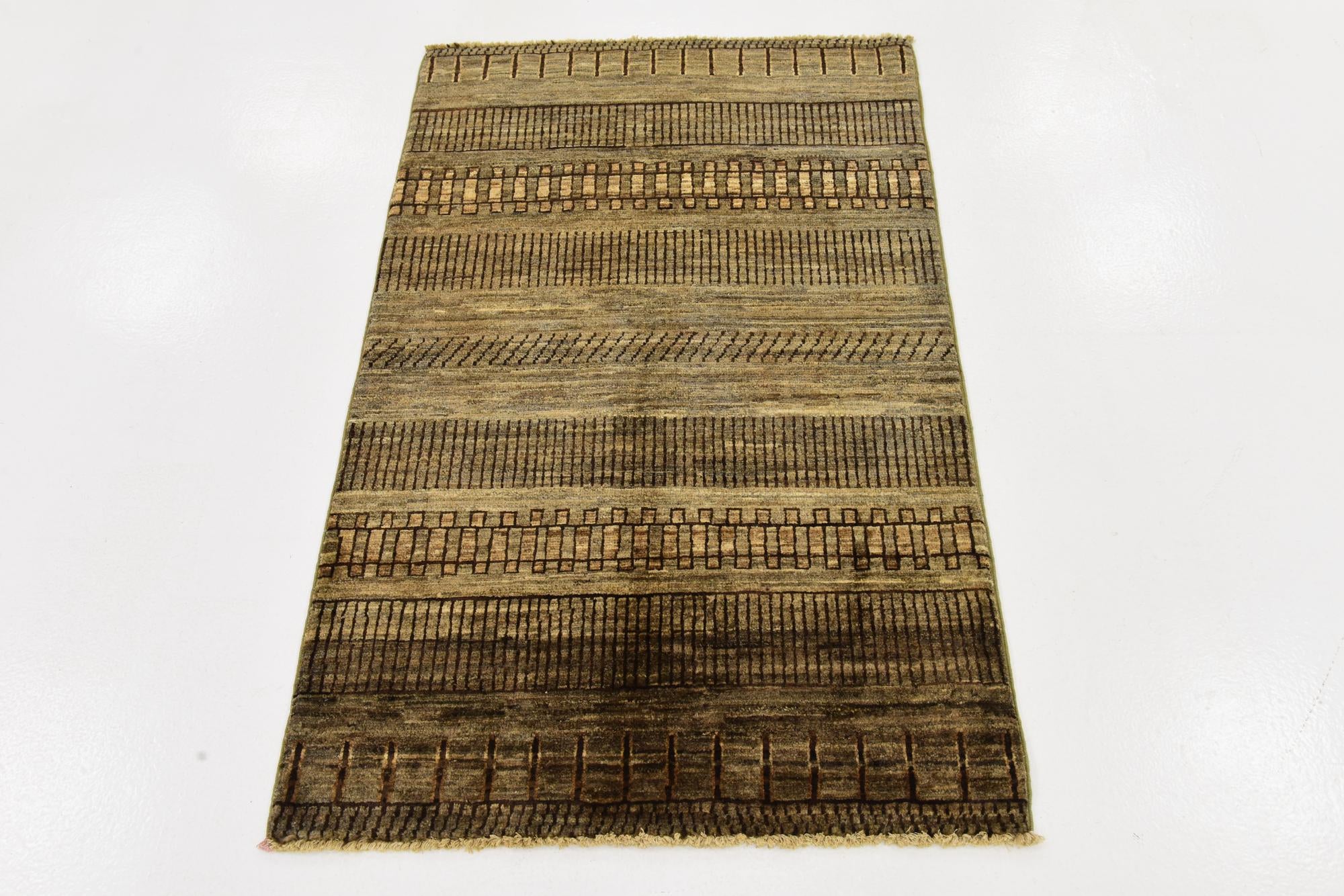 2' 8 x 4' 2 Hand Knotted Modern Ziegler Rug