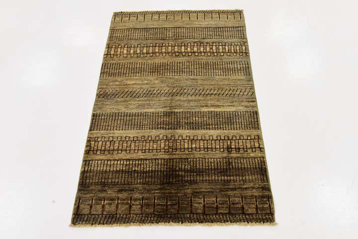 2' 8 x 4' 2 Hand Knotted Modern Ziegler Rug