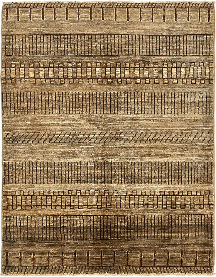 Detail image of 2' 8 x 4' 2 Hand Knotted Modern Ziegler Rug