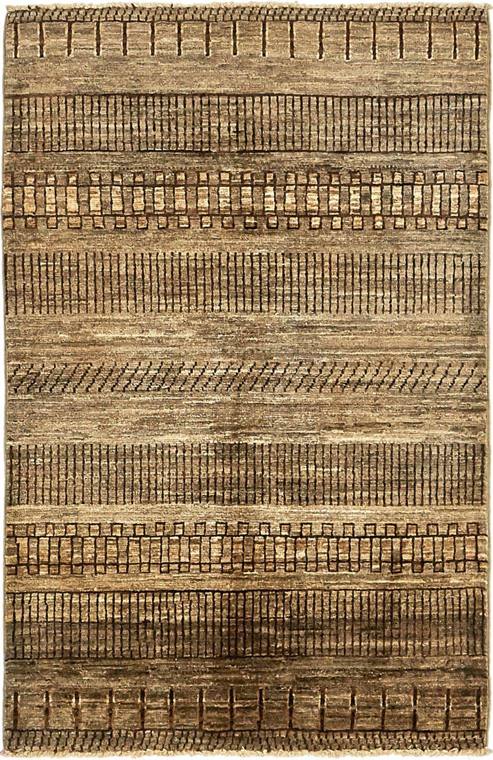 2' 8 x 4' 2 Hand Knotted Modern Ziegler Rug