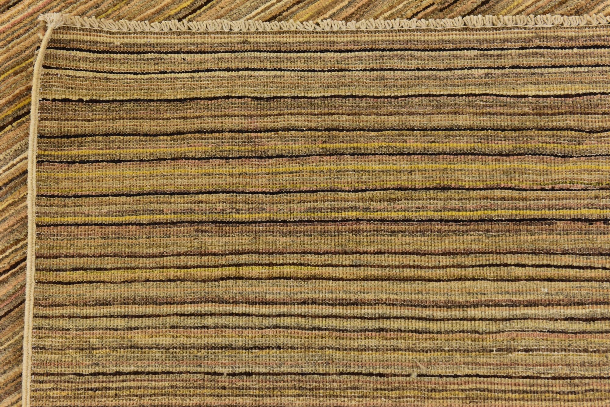 5' 7 x 7' Hand Knotted Modern Ziegler Rug