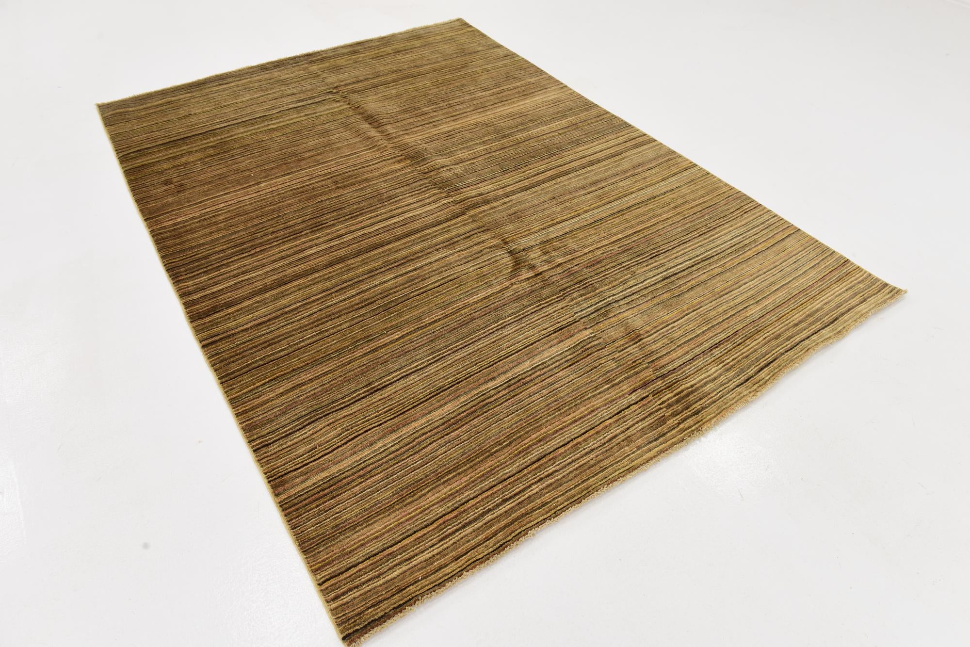 5' 7 x 7' Hand Knotted Modern Ziegler Rug