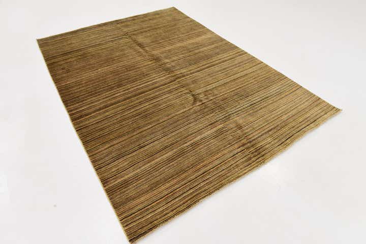 5' 7 x 7' Hand Knotted Modern Ziegler Rug