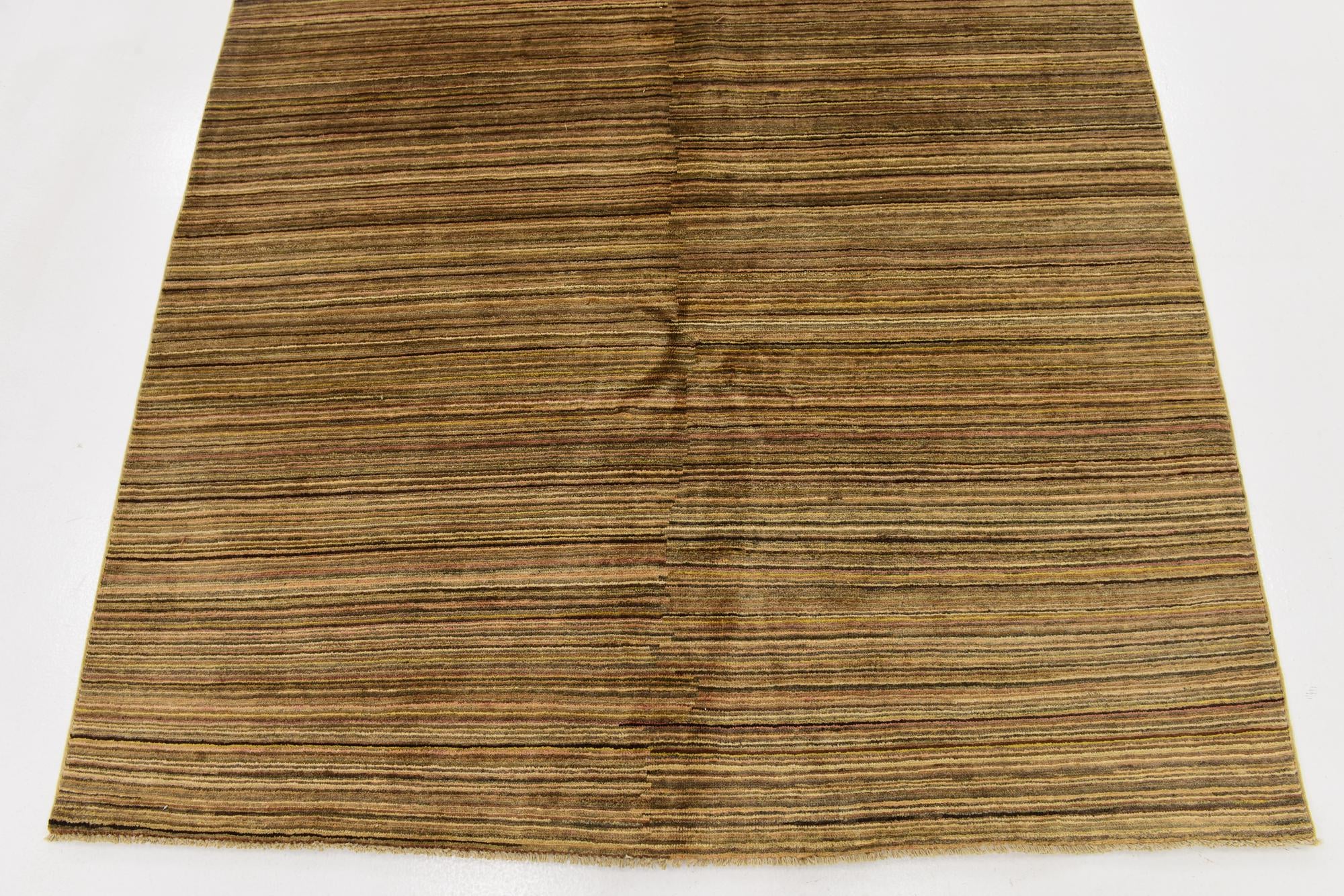 5' 7 x 7' Hand Knotted Modern Ziegler Rug