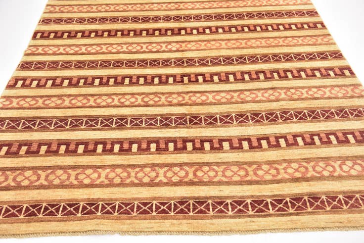 Detail image of 5' 9 x 8' 10 Hand Knotted Modern Ziegler Rug