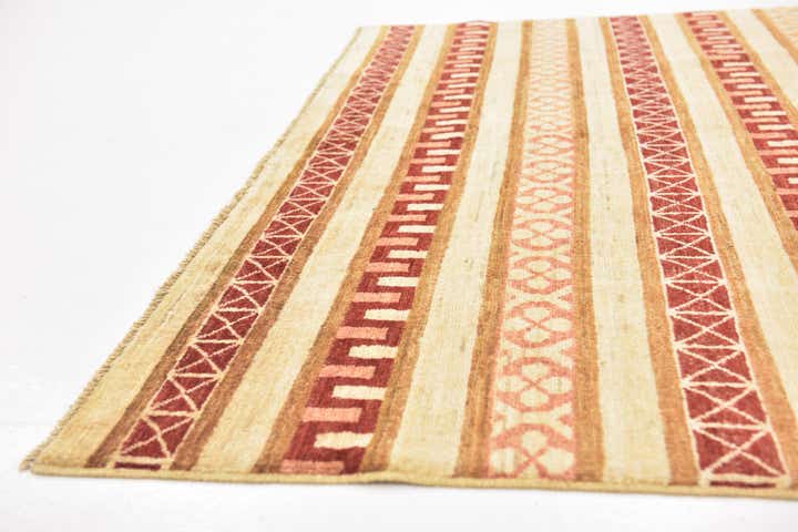 5' 9 x 8' 10 Hand Knotted Modern Ziegler Rug