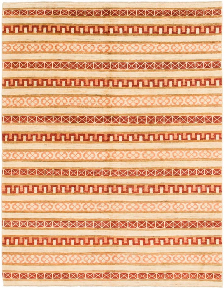 Detail image of 5' 9 x 8' 10 Hand Knotted Modern Ziegler Rug