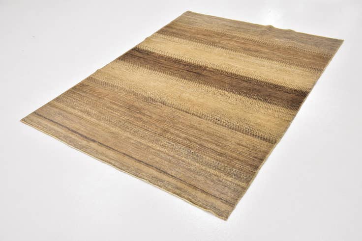 Detail image of 4' 10 x 6' 5 Hand Knotted Modern Ziegler Rug