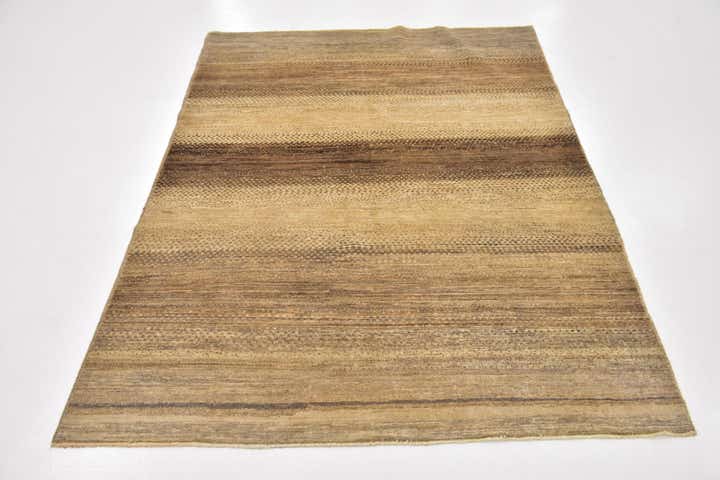 4' 10 x 6' 5 Hand Knotted Modern Ziegler Rug