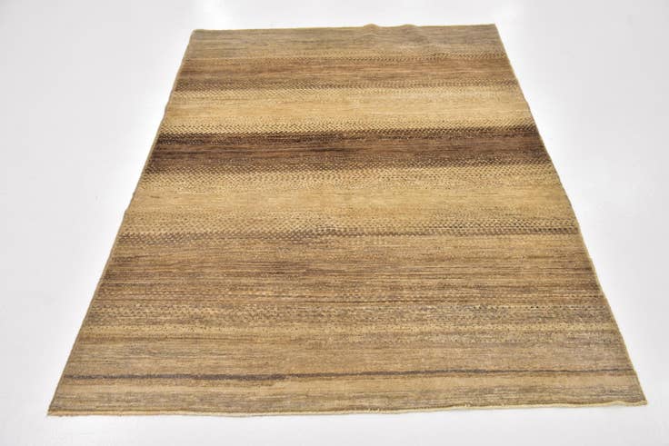 Detail image of 4' 10 x 6' 5 Hand Knotted Modern Ziegler Rug