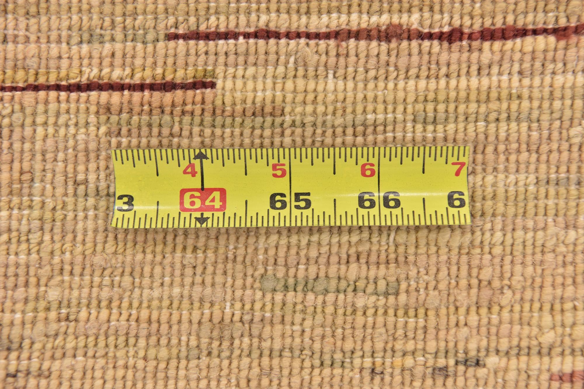 3' 5 x 4' 9 Hand Knotted Modern Ziegler Rug