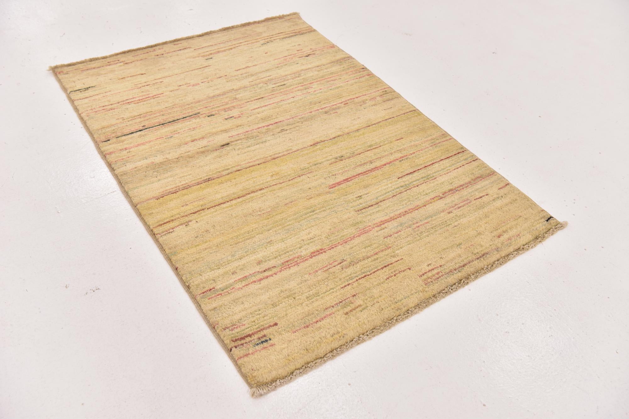 3' 5 x 4' 9 Hand Knotted Modern Ziegler Rug