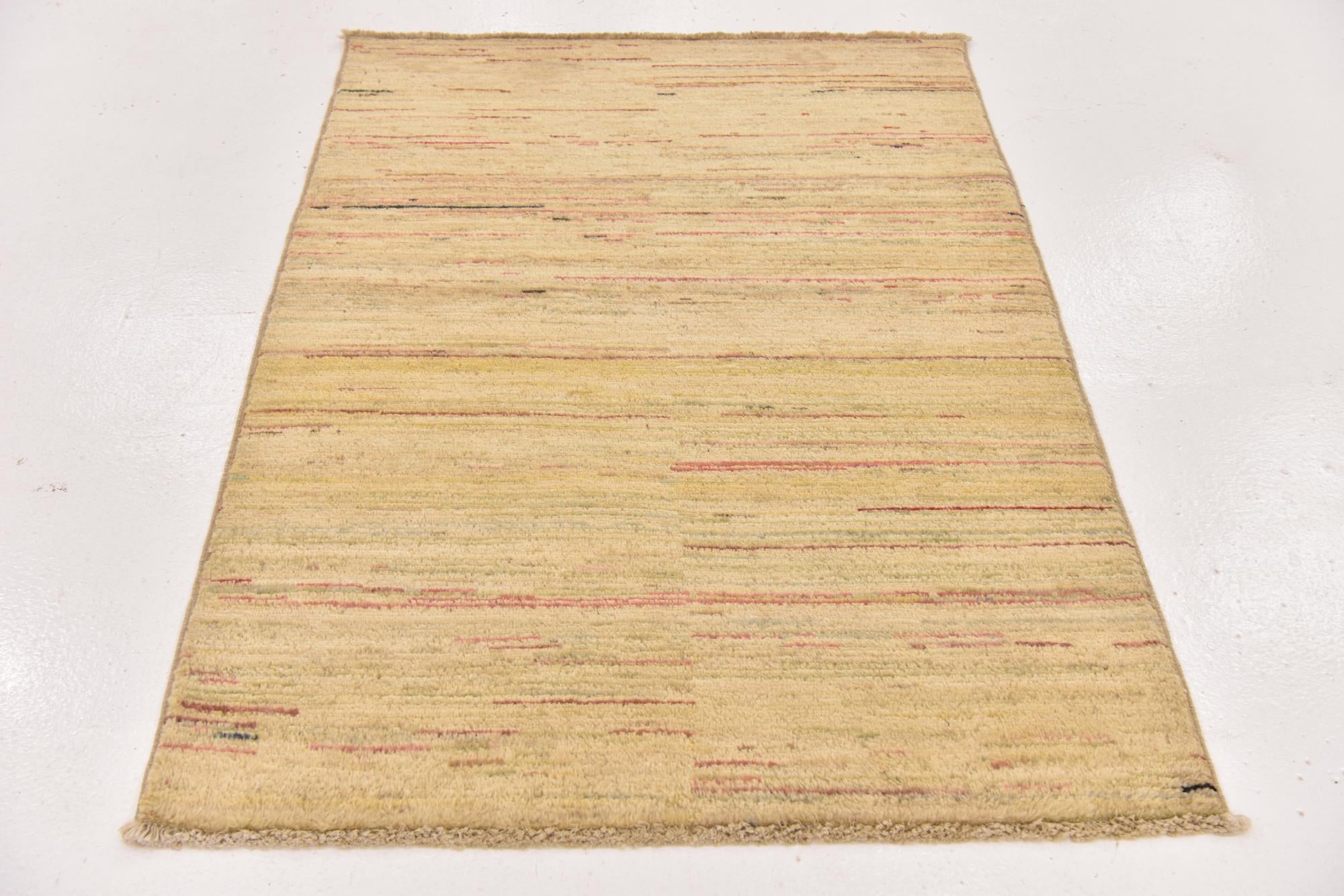 3' 5 x 4' 9 Hand Knotted Modern Ziegler Rug