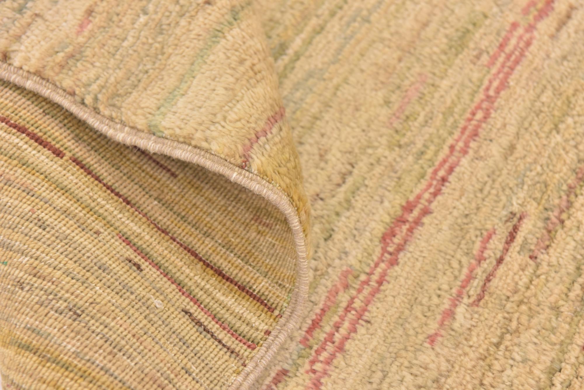 3' 5 x 4' 9 Hand Knotted Modern Ziegler Rug