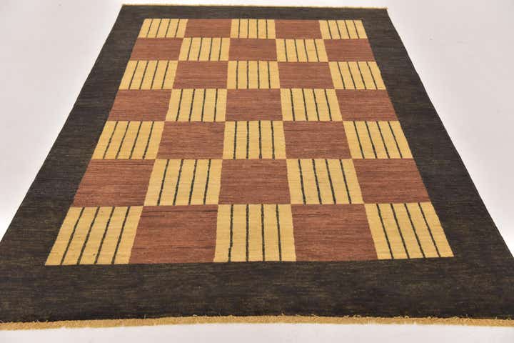 5' 4 x 7' 7 Hand Knotted Modern Ziegler Rug
